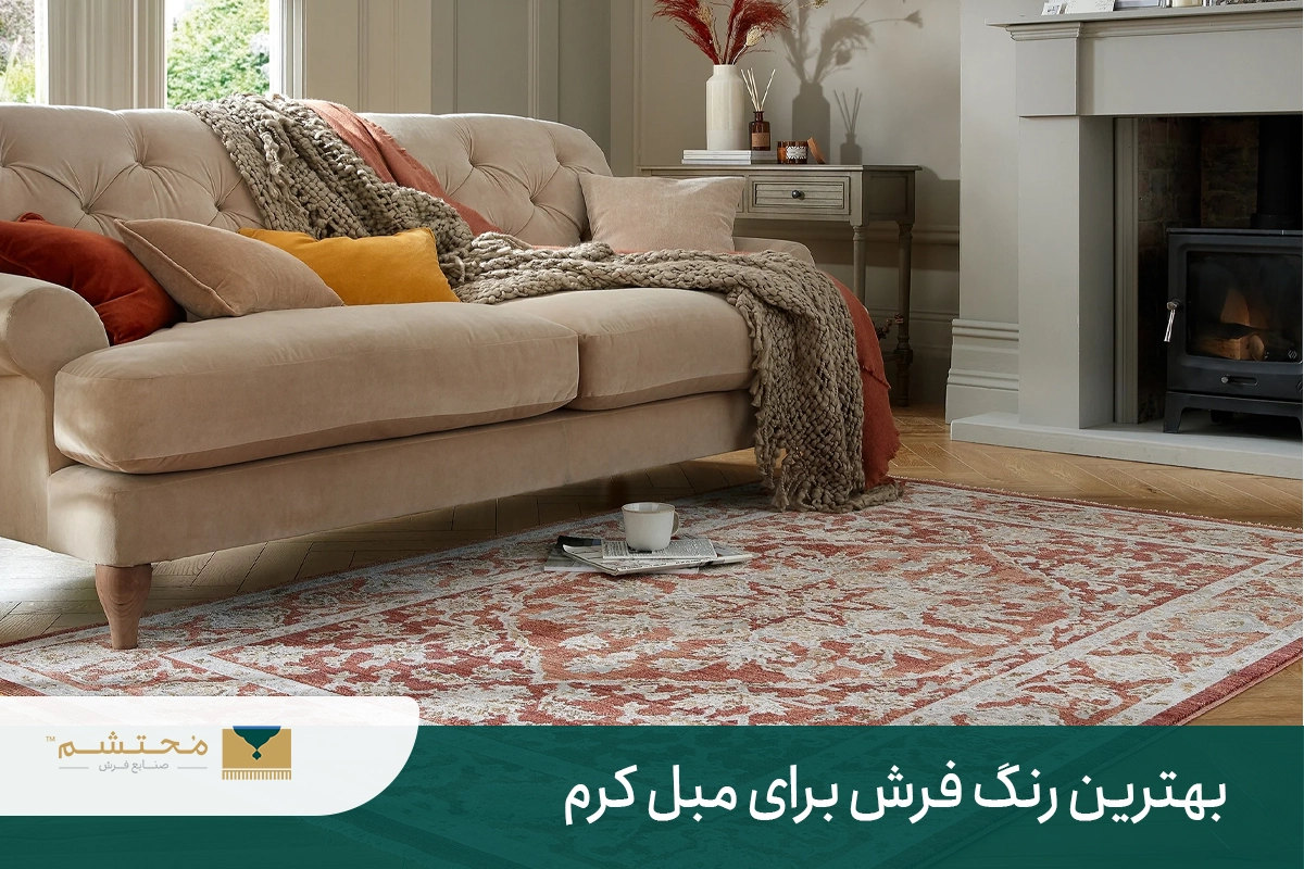 The best carpet colo cream sofa