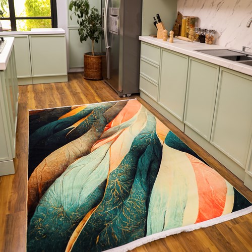 فرش ماشینی آشپزخانه طرح 2544012090 تمام رنگ 700 شانه