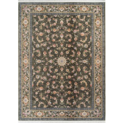 فرش ماشینی تندیس کد 20NC0010 سبز 1500 شانه