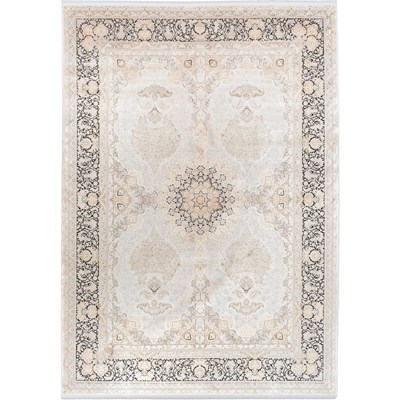 فرش ماشینی  طرح آنا کد 10AN0030 نقره ای 1500 شانه