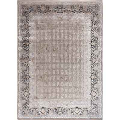 فرش ماشینی سوف طرح 10AN0070 نسکافه ای 1500 شانه