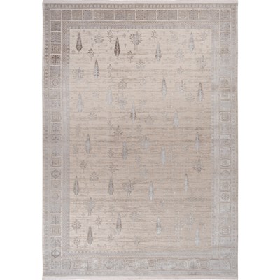 فرش ماشینی  پالمرا طرح 10PA0020 کرم 1500 شانه