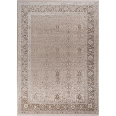 فرش ماشینی  پالمرا طرح 10PA0050 کرم 1500 شانه