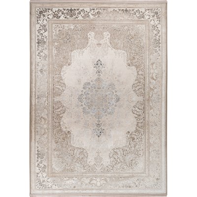 فرش ماشینی  پالمرا طرح 10PA0070 کرم 1500 شانه