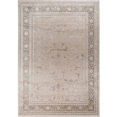 فرش ماشینی  پالمرا طرح 10PA0120 کرم 1500 شانه