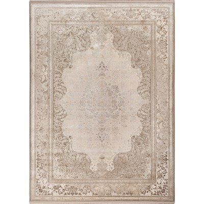 فرش ماشینی  پالمرا طرح 10PA0160 کرم 1500 شانه