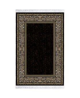 فرش ماشینی روچک طرح 400408 مشکی 1200 شانه فرش ماشینی روچک طرح 400408 مشکی 1200 شانه