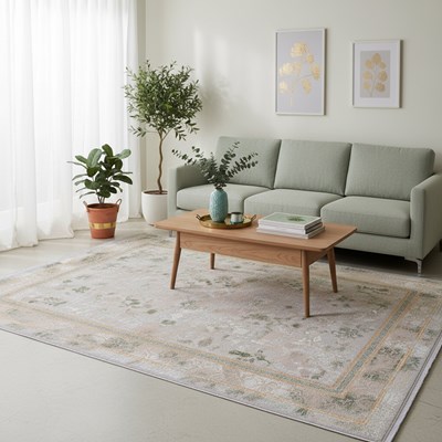 فرش ماشینی طرح 10HA0021 نقره ای 700 شانه