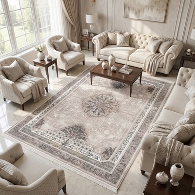 فرش ماشینی طرح 10RO0470 فیلی 700 شانه