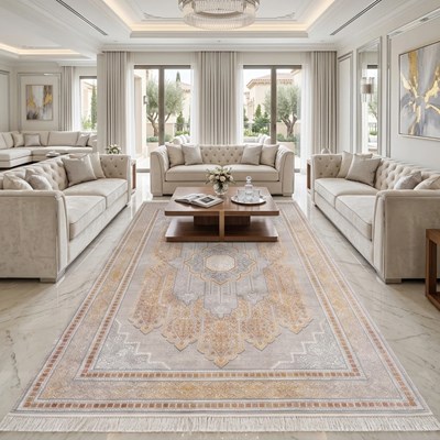 فرش ماشینی طرح 10RO0520 فیلی 700 شانه