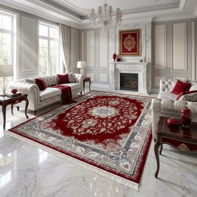 فرش ماشینی طرح 10RO0640 لاکی 700 شانه