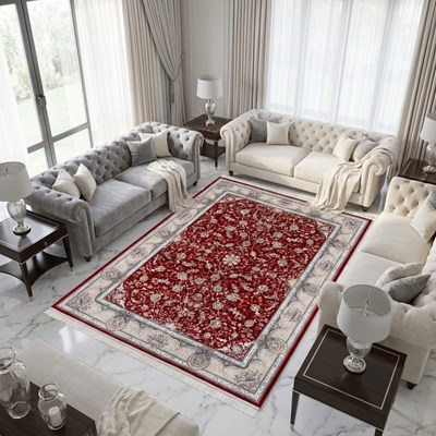 فرش ماشینی طرح 10RO0670 لاکی 700 شانه