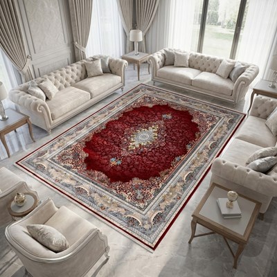 فرش ماشینی طرح 10RO0770 لاکی 700 شانه
