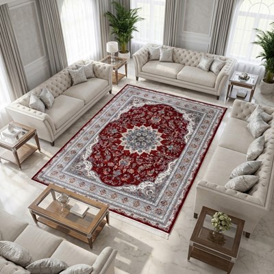 فرش ماشینی طرح 10RO0790 لاکی 700 شانه