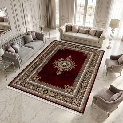 فرش ماشینی طرح 10RO0860 لاکی 700 شانه