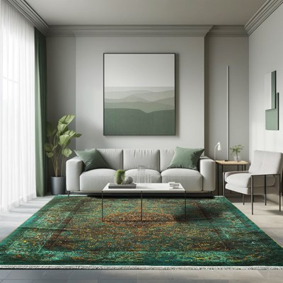 فرش ماشینی تندیس کد 20NC0001 کله غازی 1500 شانه