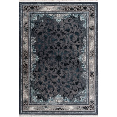 فرش ماشینی نیهان طرح 10NI0190 دودی 700 شانه