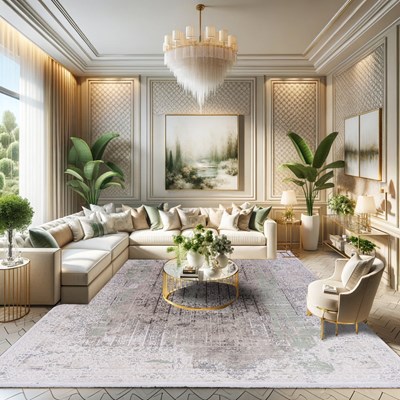 فرش ماشینی سوف طرح 10So0370 تمام رنگ 1500 شانه