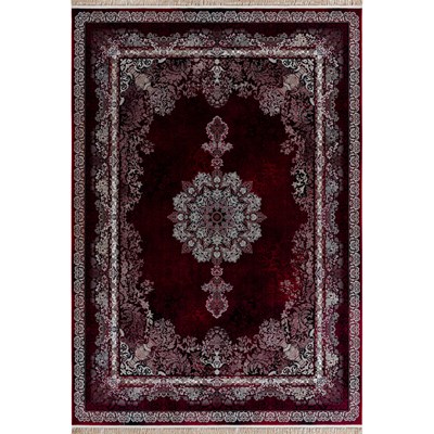 فرش ماشینی یاقوت 10YA0080 لاکی 1200 شانه