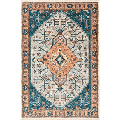 فرش ماشینی سنتی طرح 100342 کرم 1000 شانه