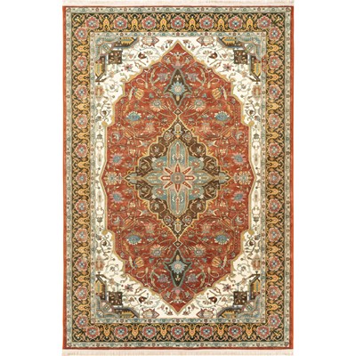 فرش ماشینی سنتی طرح 100354 لاکی 1000 شانه