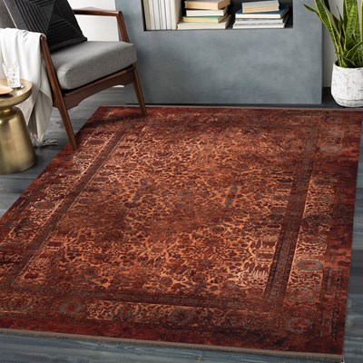 فرش ماشینی نوستالوژیا طرح 300622 تمام رنگ 1200 شانه