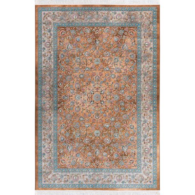 فرش ماشینی  کد 25CC0070 قهوه ای 1200 شانه