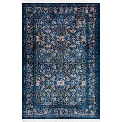 فرش ماشینی  کد 25CN0310 سرمه ای 1200 شانه