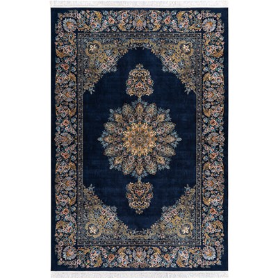 فرش ماشینی  کد 25CN0320 سرمه ای 1200 شانه