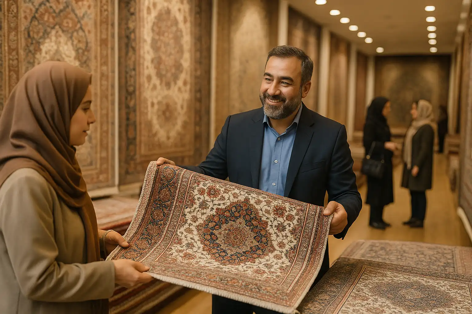 بهترین فرش فروشی در ساری